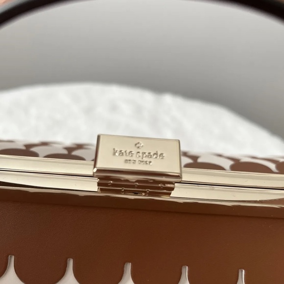 NWT Kate Spade Gingerbread House Top Handle Crossbody Bag Novelty Christmas Gift - Picture 7 of 12